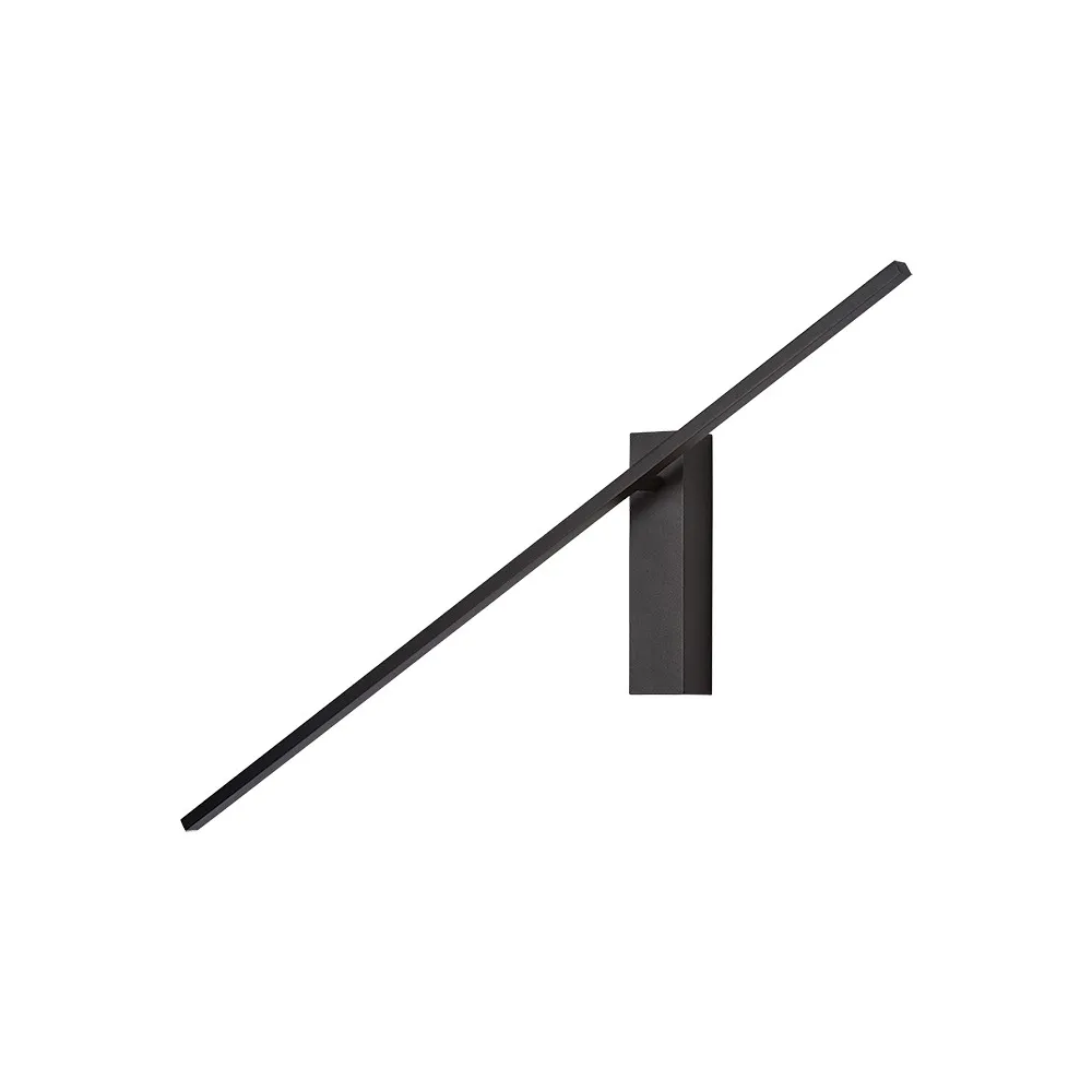 Wandleuchte ZAMBELIS Schwenkbar 14W DESIGN Sandgestrahltes Schwarz 25318 FS