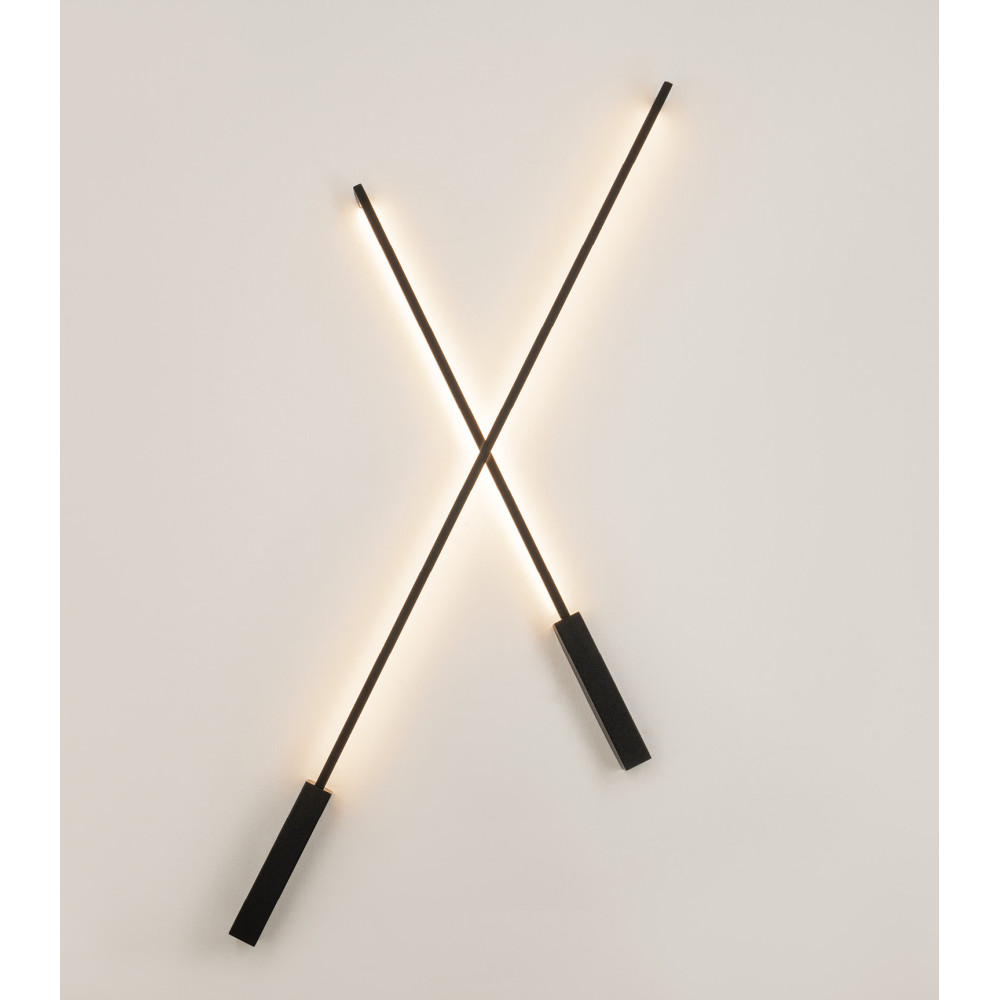 Applique Murale ZAMBELIS 10W DESIGN Noir 25321 FS