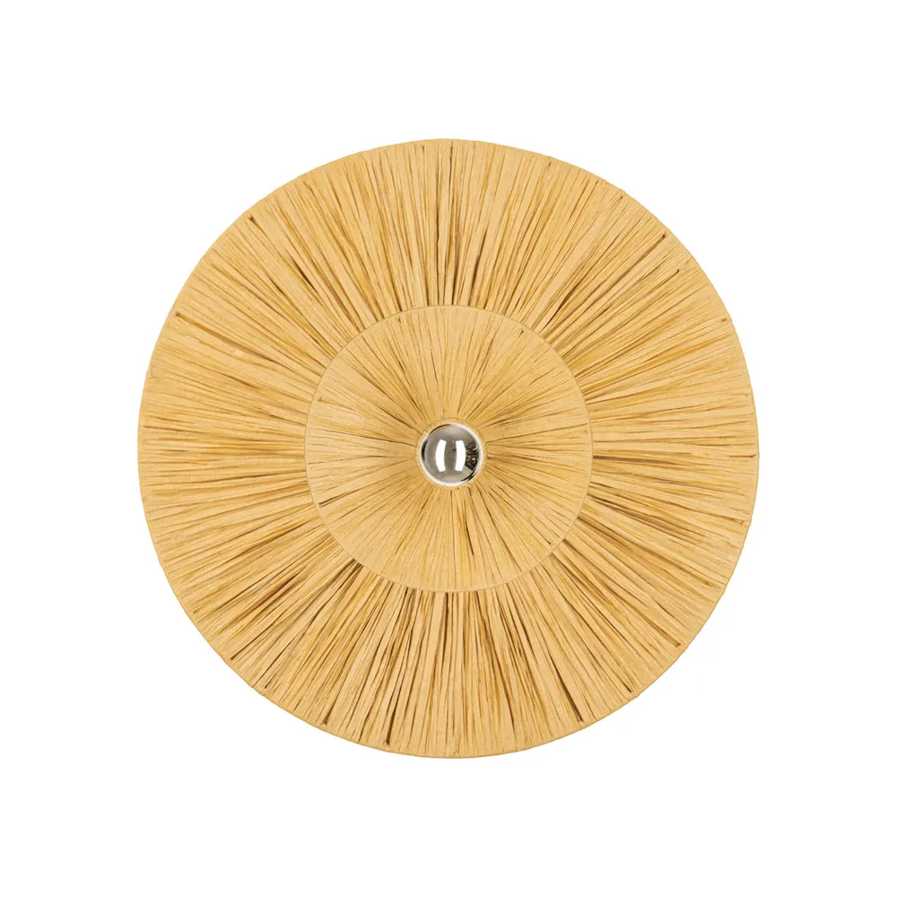 Applique Murale ZAMBELIS D500 E27 DESIGN Rotin Sans Source 25332 FS