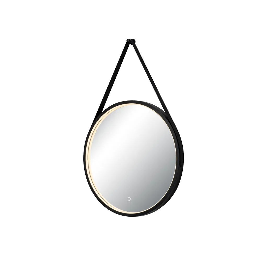 Miroir ZAMBELIS Tactile D600 15W CCT Dimmable IP44 DESIGN Noir Mat 25387 FS