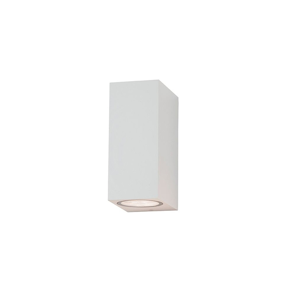 Buitenwandlamp ZAMBELIS Direct/Indirect 2xGU10 IP54 DESIGN Zandwit Zonder Lichtbron E151