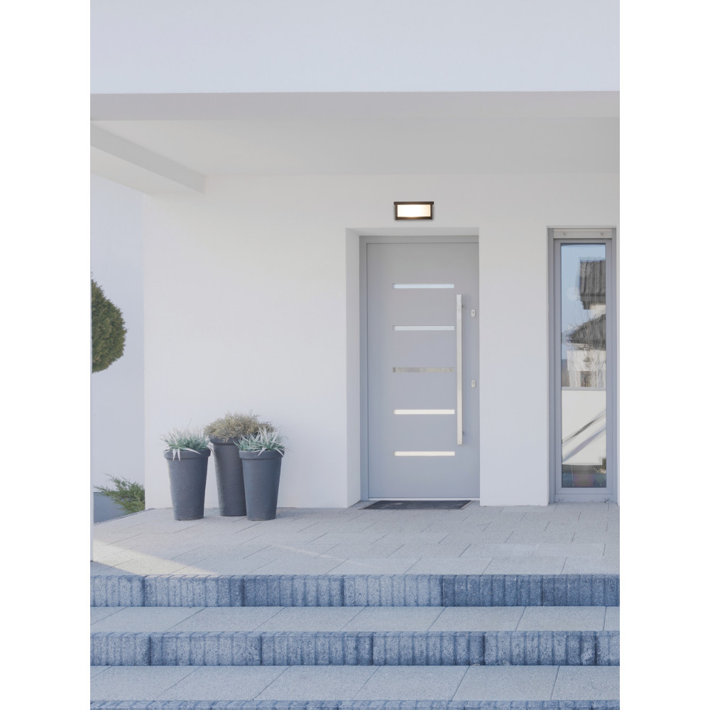 Outdoor Wall Light ZAMBELIS E27 IP54 DESIGN Graphite Without Source E128