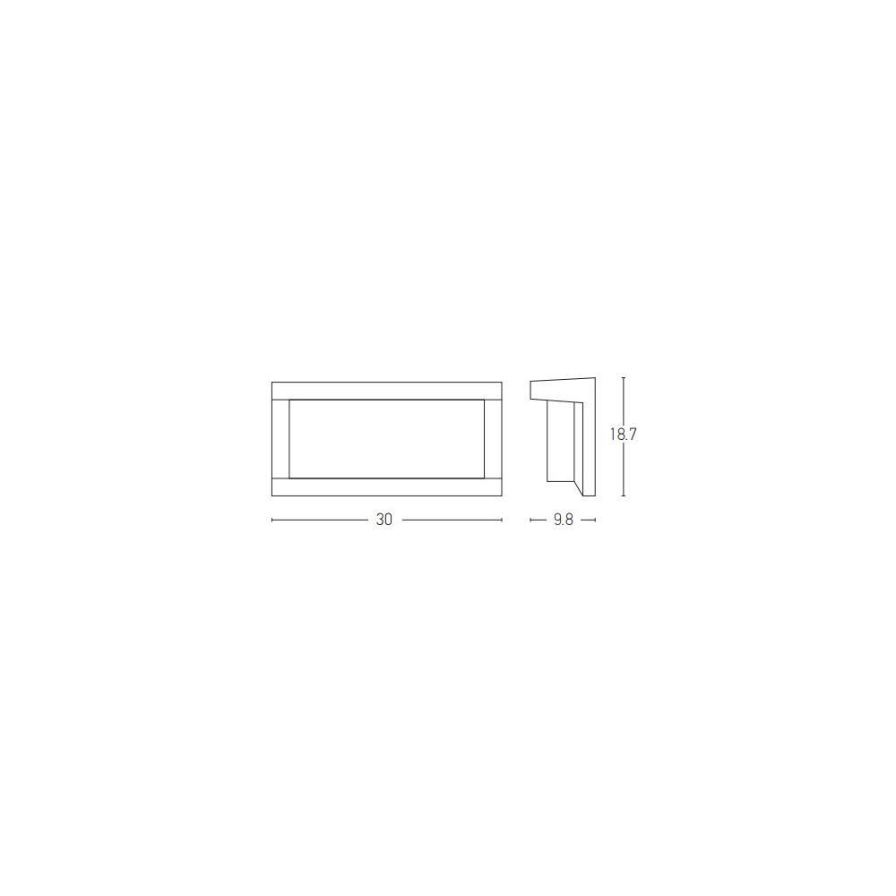 Außenwandleuchte ZAMBELIS E27 IP54 DESIGN Graphit Ohne Leuchtmittel E128