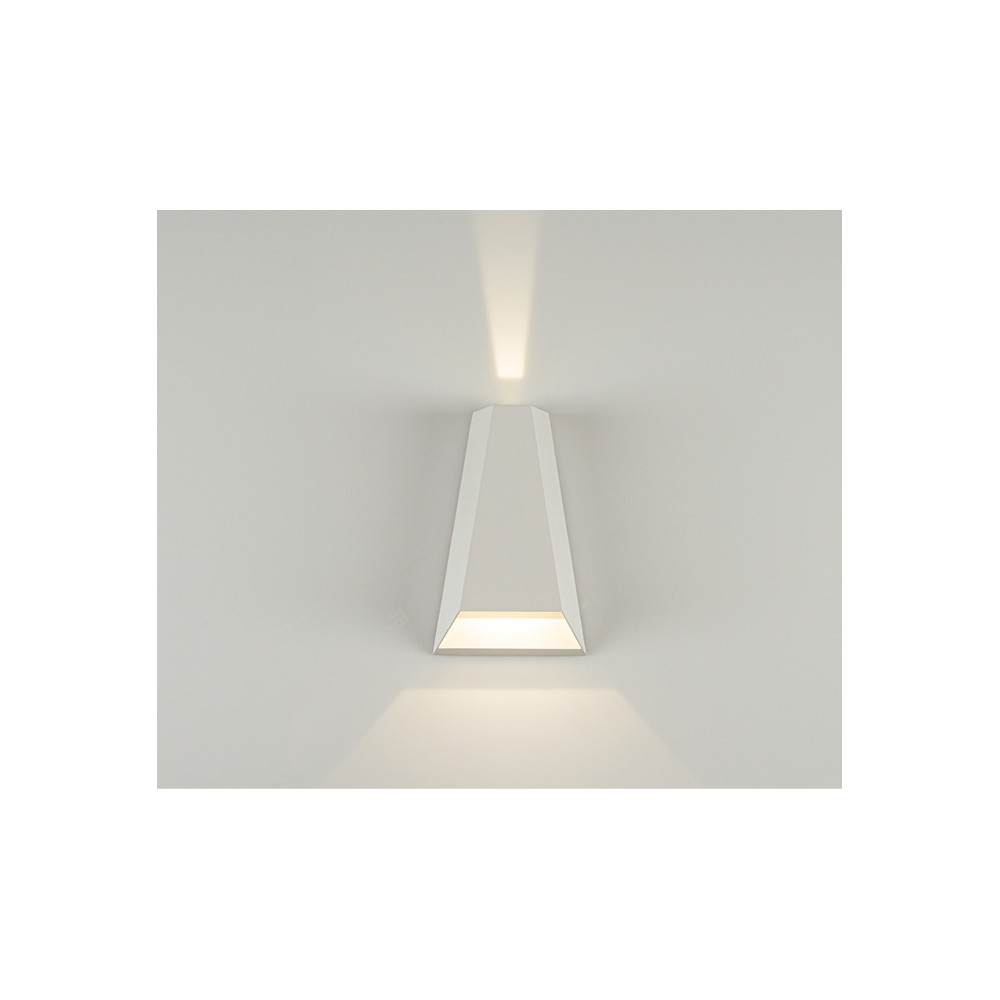 Applique Extérieure ZAMBELIS 6W IP54 DESIGN Blanc Sablé E156