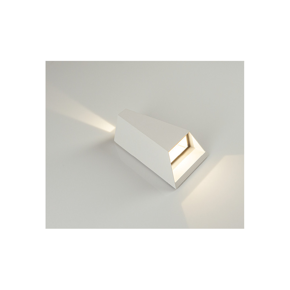 Applique Extérieure ZAMBELIS 6W IP54 DESIGN Blanc Sablé E156