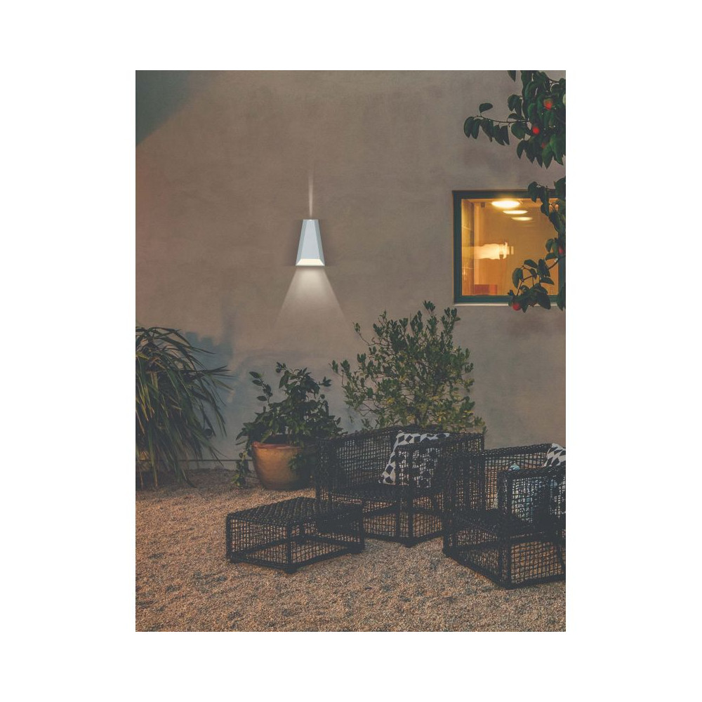 Buitenwandlamp ZAMBELIS 6W IP54 DESIGN Zandwit E156