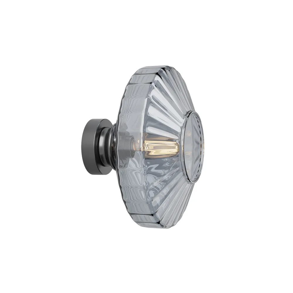 Wandleuchte ZAMBELIS D280 E27 DESIGN Dunkelgrau 23011