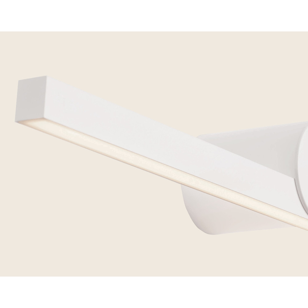 Badezimmer-Wandleuchte ZAMBELIS 10W IP54 DESIGN Sandweiß 22124-W