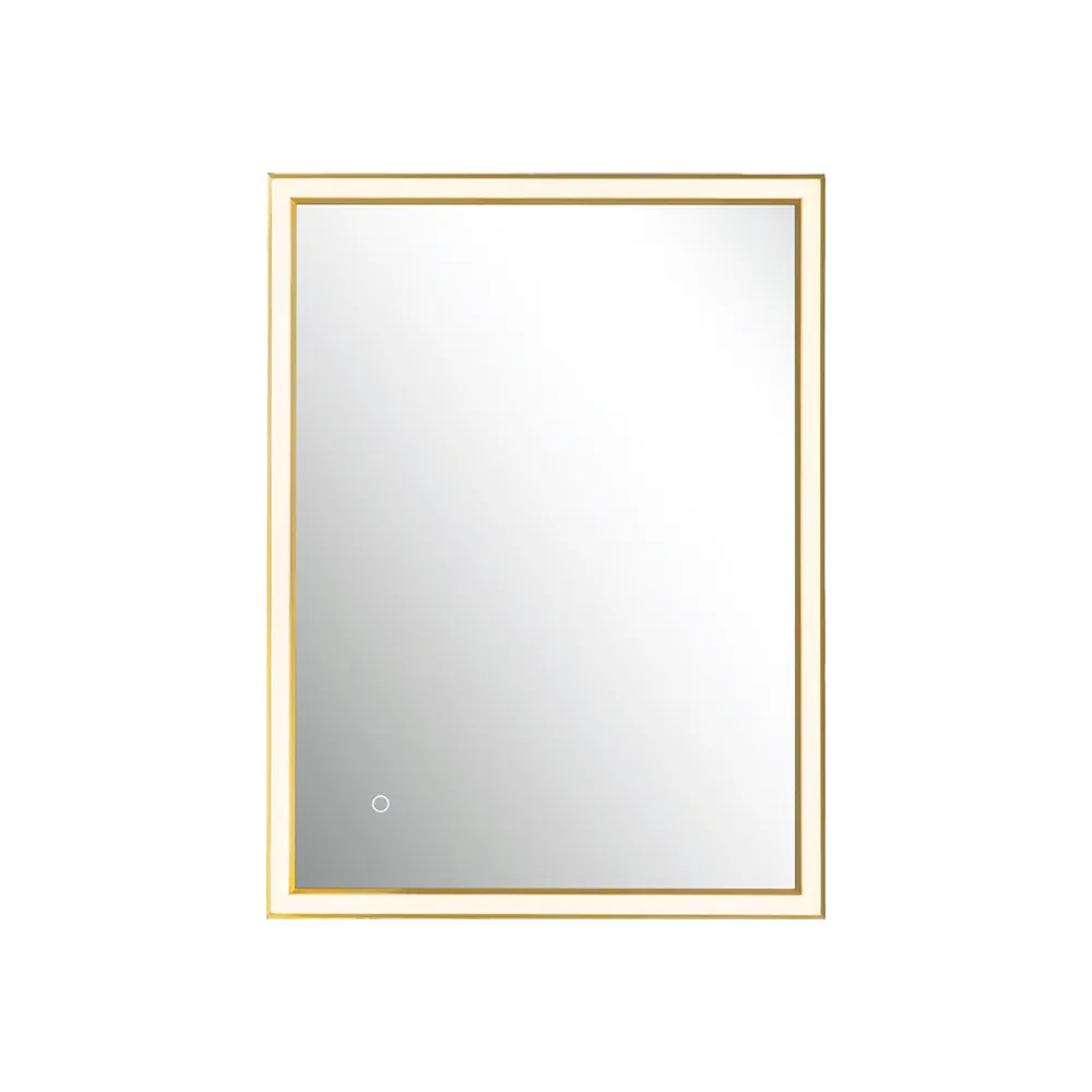 Miroir ZAMBELIS Tactile 23W CCT Dimmable IP44 DESIGN Or Anodisé 25393 FS