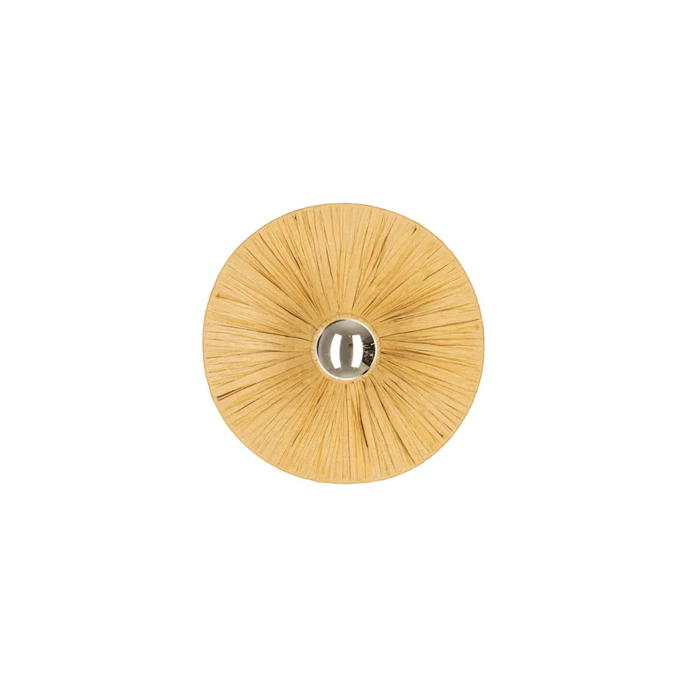 Applique Murale ZAMBELIS D250 E27 DESIGN Rotin Sans Source 25454 FS