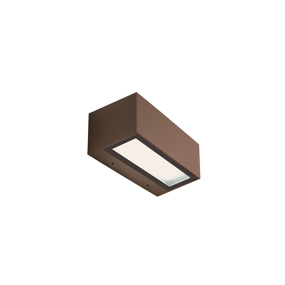 Buitenwandlamp ZAMBELIS 2x13,5W IP65 Direct/Indirect DESIGN Donkerbruin E262