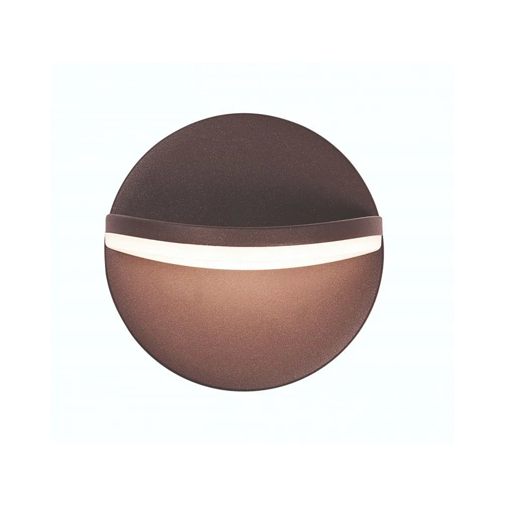 Applique Extérieure ZAMBELIS D183 16W IP65 DESIGN Brun foncé E267
