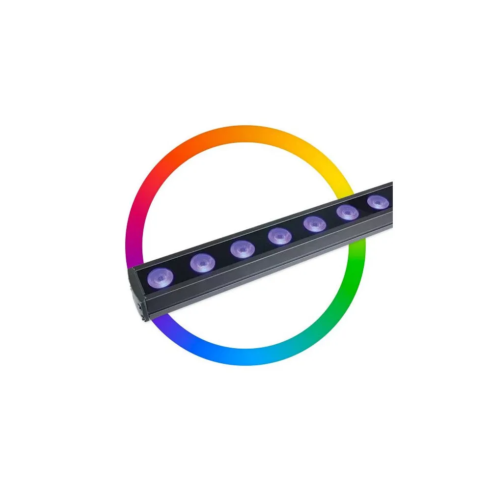 Wallwasher ZAMBELIS 36W IP66 DESIGN Grau Ohne Treiber Z7055B-RGB