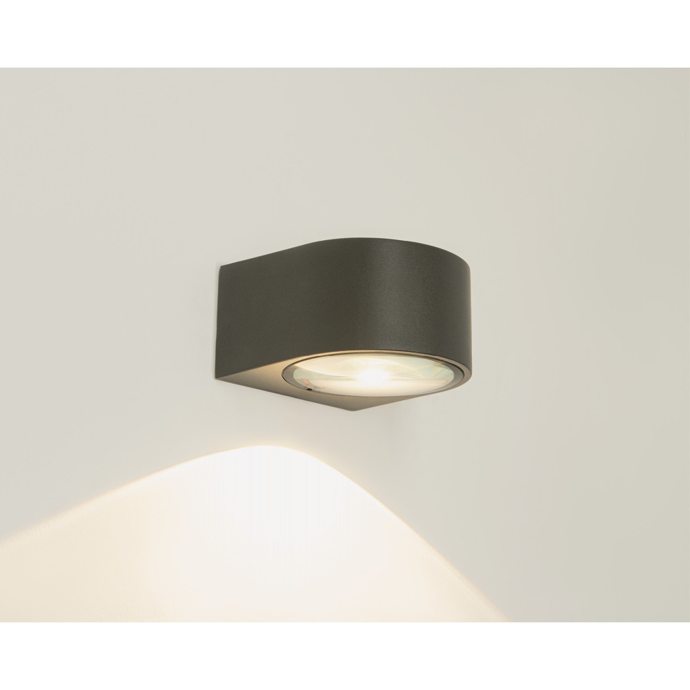 Applique extérieure ZAMBELIS 5W IP54 DESIGN Graphite E316