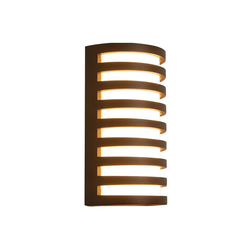 Applique Extérieure ZAMBELIS 10W IP65 DESIGN Marron E341