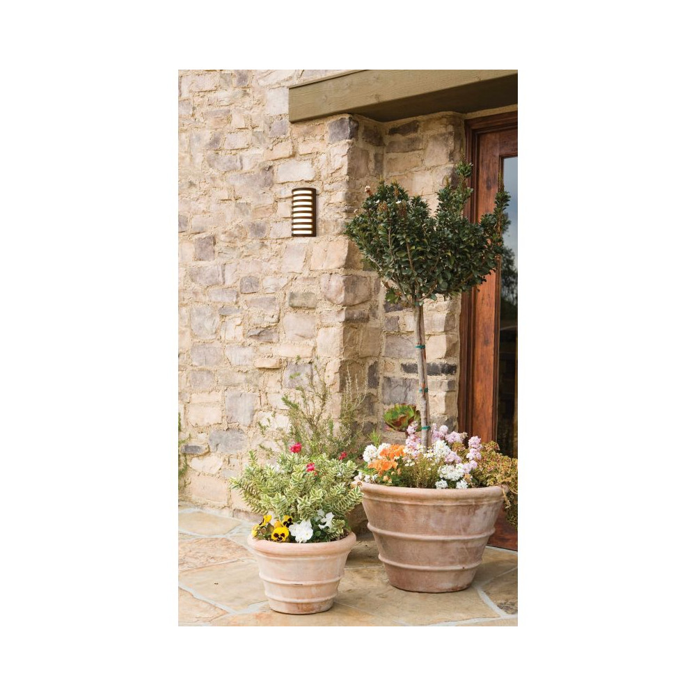 Applique Extérieure ZAMBELIS 10W IP65 DESIGN Marron E341