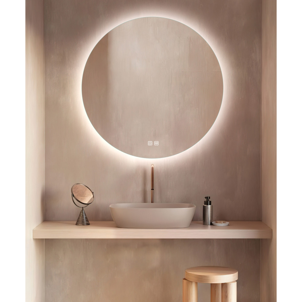Miroir ZAMBELIS Tactile D600 15W CCT Dimmable IP44 Anti-Buée DESIGN 25390