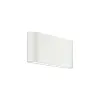 ZAMBELIS Outdoor Wall Light 2x3W Direct/Indirect IP65 DESIGN Sand White E238-W