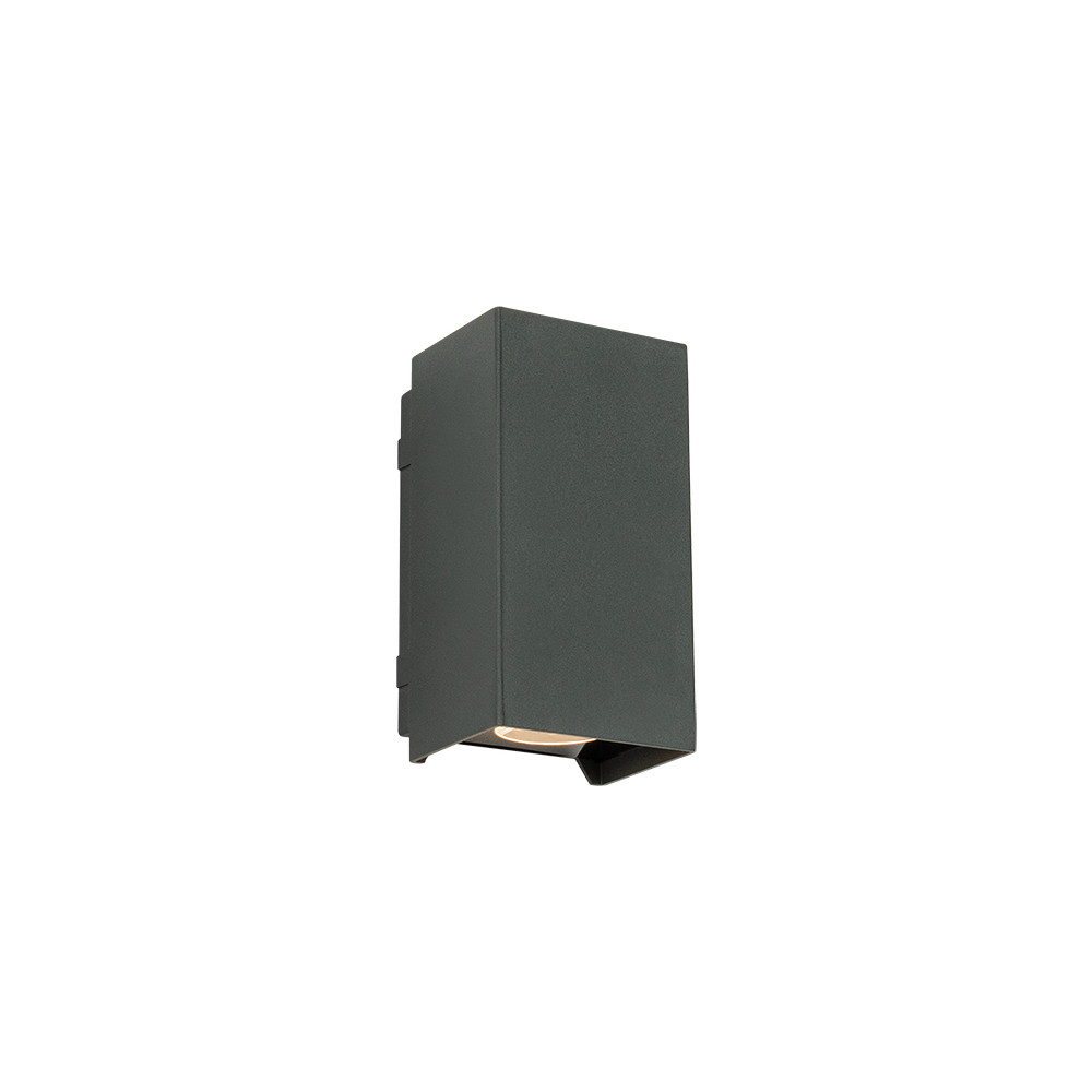 Outdoor Wall Light ZAMBELIS 2x3W Direct/Indirect IP65 DESIGN Graphite E412