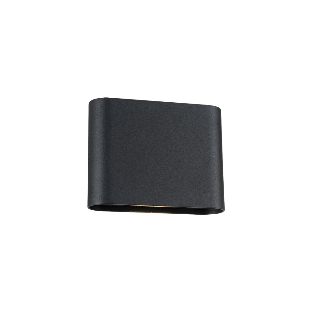 Applique Extérieure ZAMBELIS 6W CCT Direct/Indirect IP65 DESIGN Noir Sablé E433