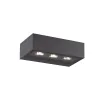 ZAMBELIS Buitenwandlamp 3x4,5W Asymmetrisch IP54 DESIGN Grafiet E518