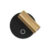 Wandleuchte ZAMBELIS Leselampe Touch D85 3W Dimmbar DESIGN Gold und Sandstrahlschwarz 25283
