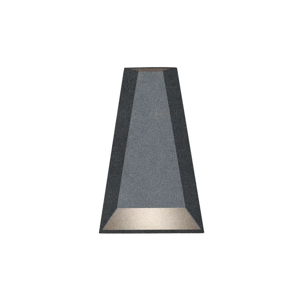 ZAMBELIS Außenwandleuchte 6W IP54 DESIGN Graphit E135