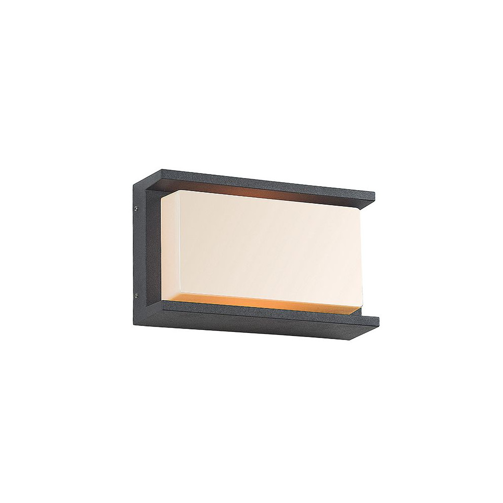 ZAMBELIS E27 IP54 DESIGN Outdoor Wall Light Graphite Without Source E149