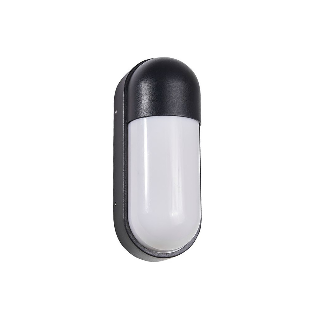 Buitenwandlamp ZAMBELIS 10W IP54 DESIGN Zwart E318