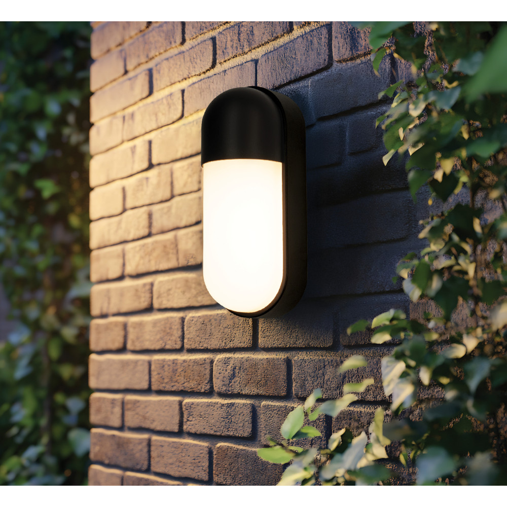 Außenwandleuchte ZAMBELIS 10W IP54 DESIGN Schwarz E318