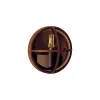 Buitenwandlamp ZAMBELIS D177 E27 IP65 DESIGN Donkerbruin Zonder Lichtbron E437 FS