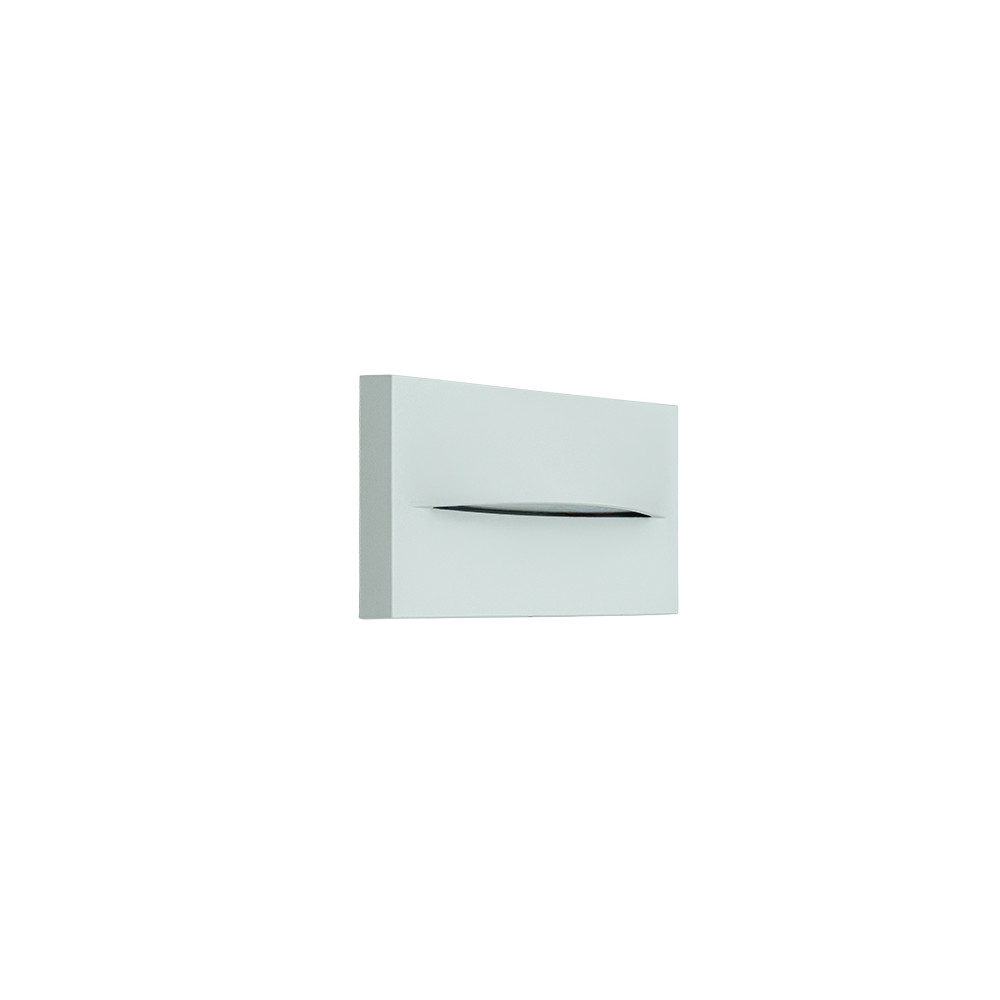 Applique Extérieure ZAMBELIS 4W IP65 DESIGN Blanc Sablé E454 FS