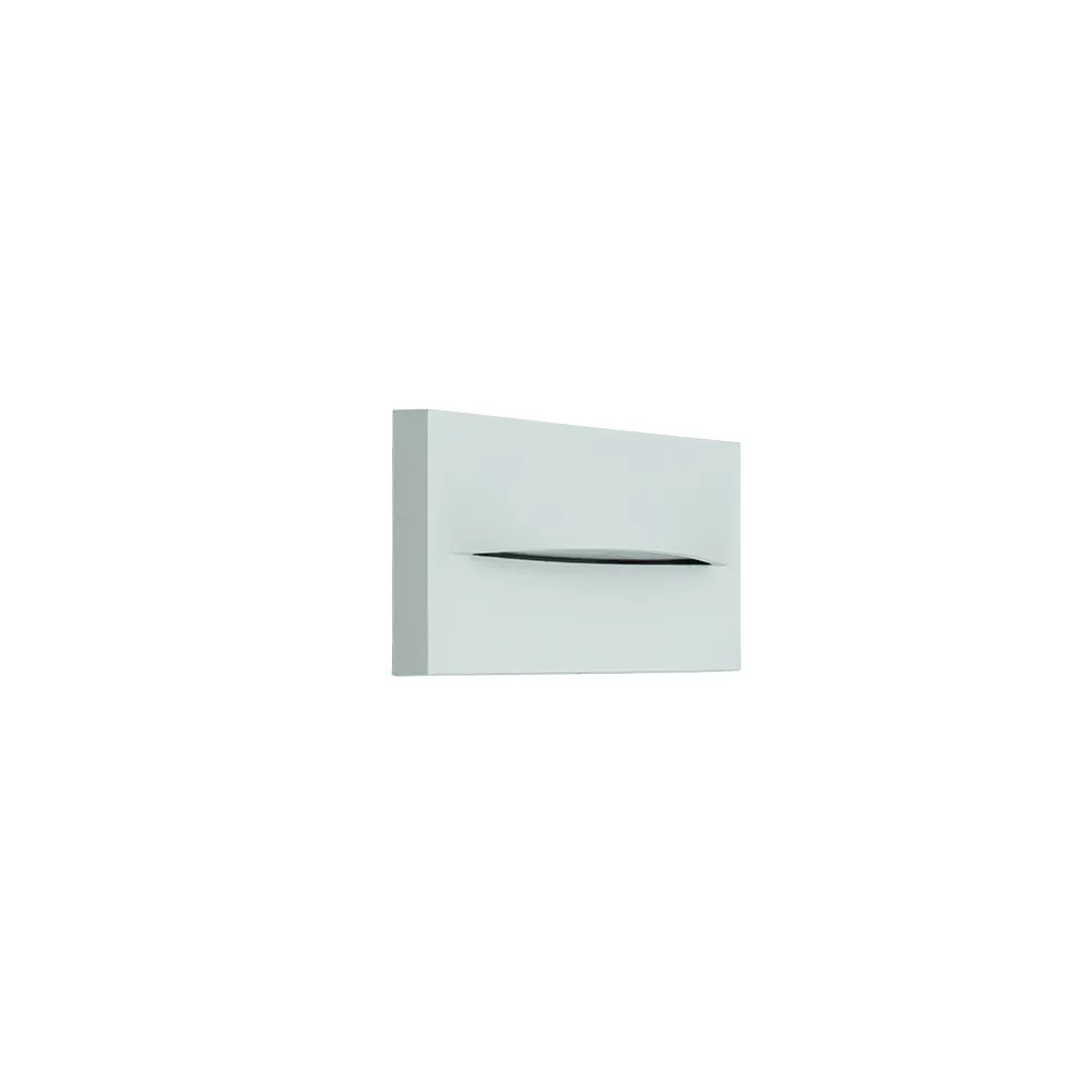 Applique Extérieure ZAMBELIS 4W IP65 DESIGN Blanc Sablé E454 FS