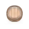 Applique Extérieure ZAMBELIS D130 12W IP65 Dimmable DESIGN Champagne et Noir Sablé E492