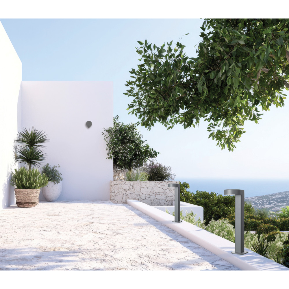 Outdoor Wall Light ZAMBELIS 13W IP65 DESIGN Graphite E358 FS