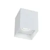 Plafonnier carré ZAMBELIS GU10 DESIGN Blanc Sablé S151
