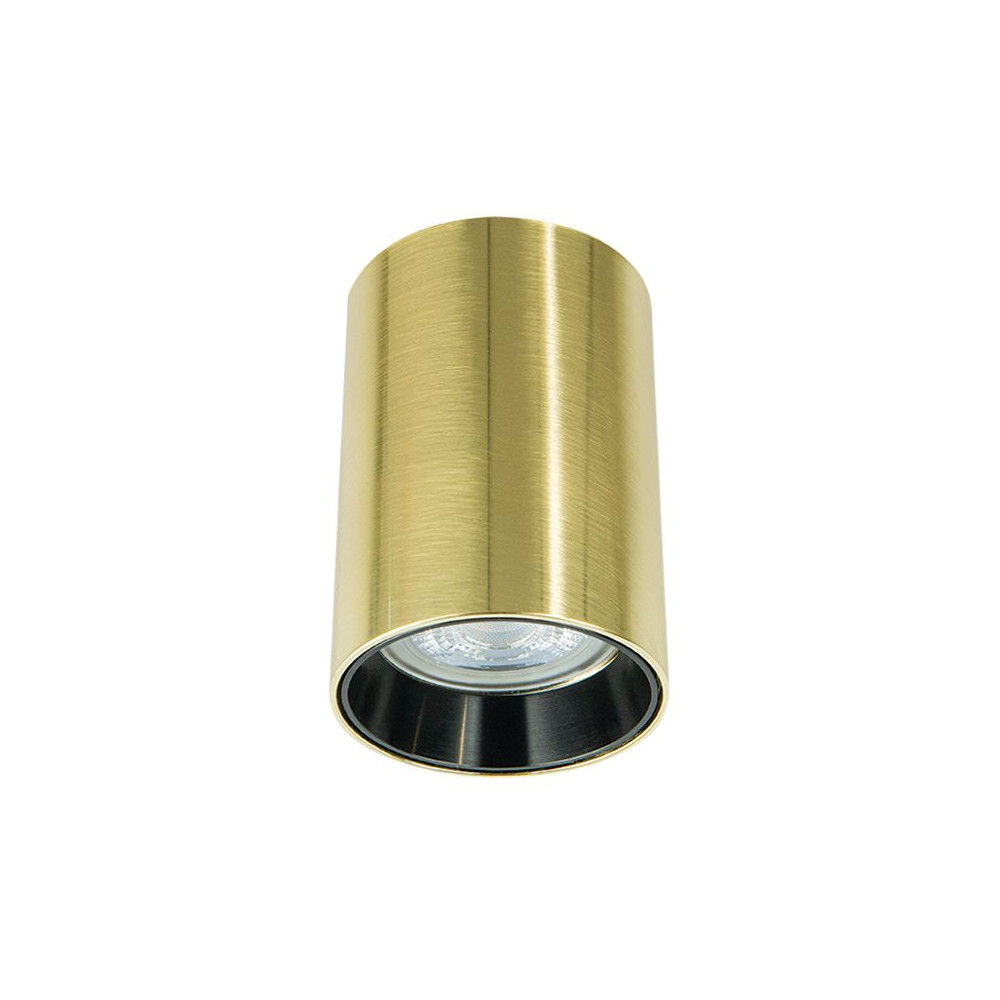Ronde Plafondlamp ZAMBELIS GU10 DESIGN Geborsteld Goud S155