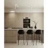 Plafonnier ZAMBELIS 20cm 5W DESIGN Blanc Sablé S216 FS