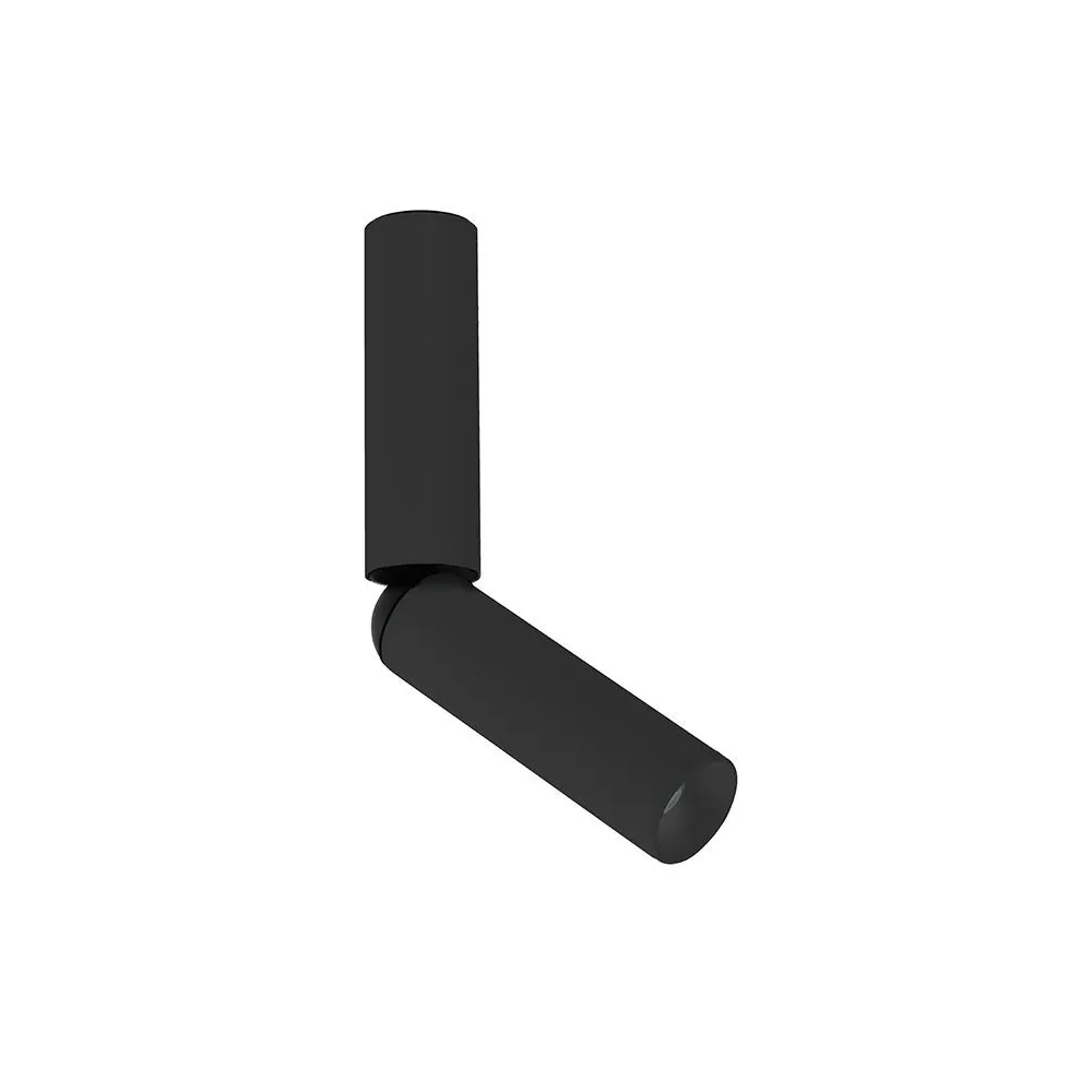 Deckenleuchte ZAMBELIS 20cm 5W DESIGN Schwarz Sandgestrahlt S217 FS