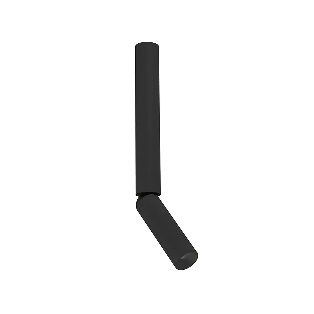 Plafonnier ZAMBELIS 30cm 5W DESIGN Noir Sablé S219