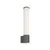 ZAMBELIS Außenwandleuchte 12W IP54 DESIGN Graphit und Glas E428
