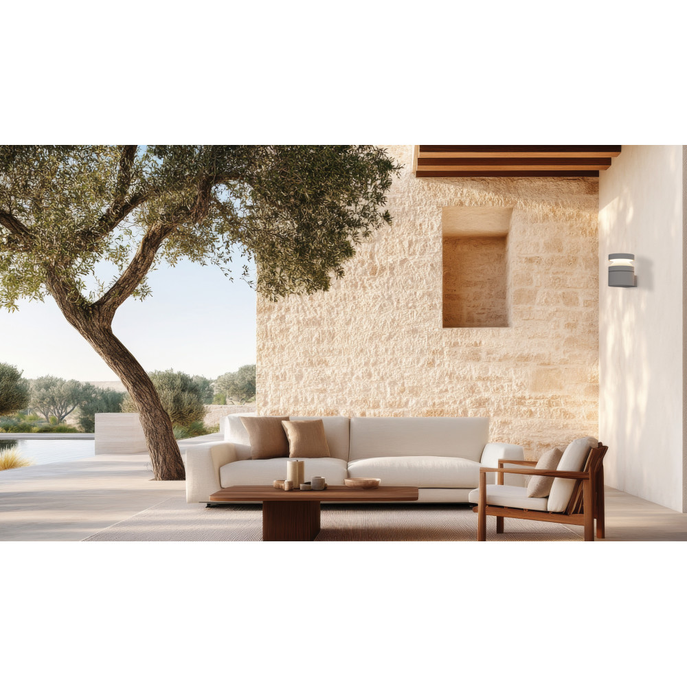 Außenwandleuchte ZAMBELIS 15W IP65 DESIGN Beton E474 FS