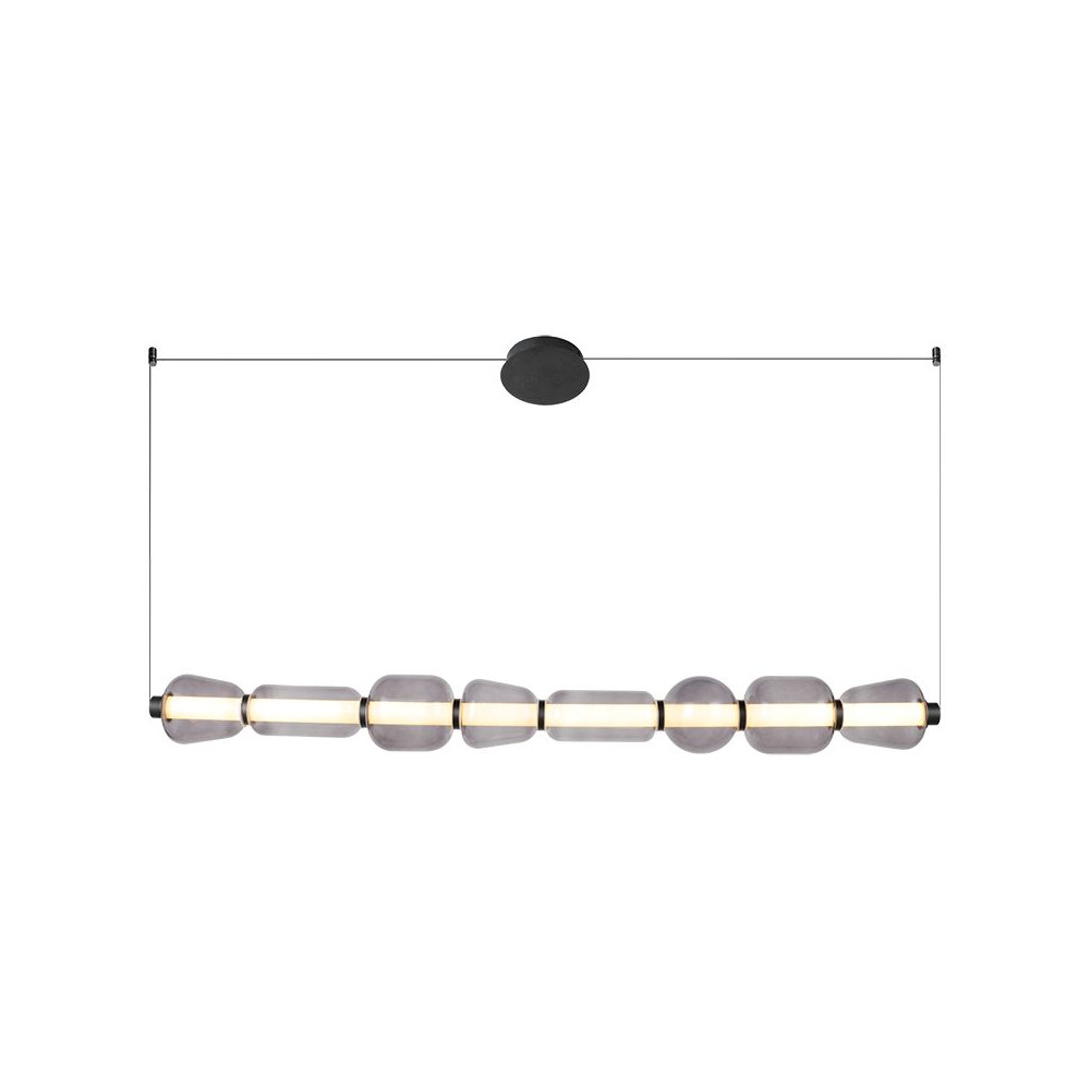 Pendelleuchte ZAMBELIS 37W DESIGN Mattschwarz 23066