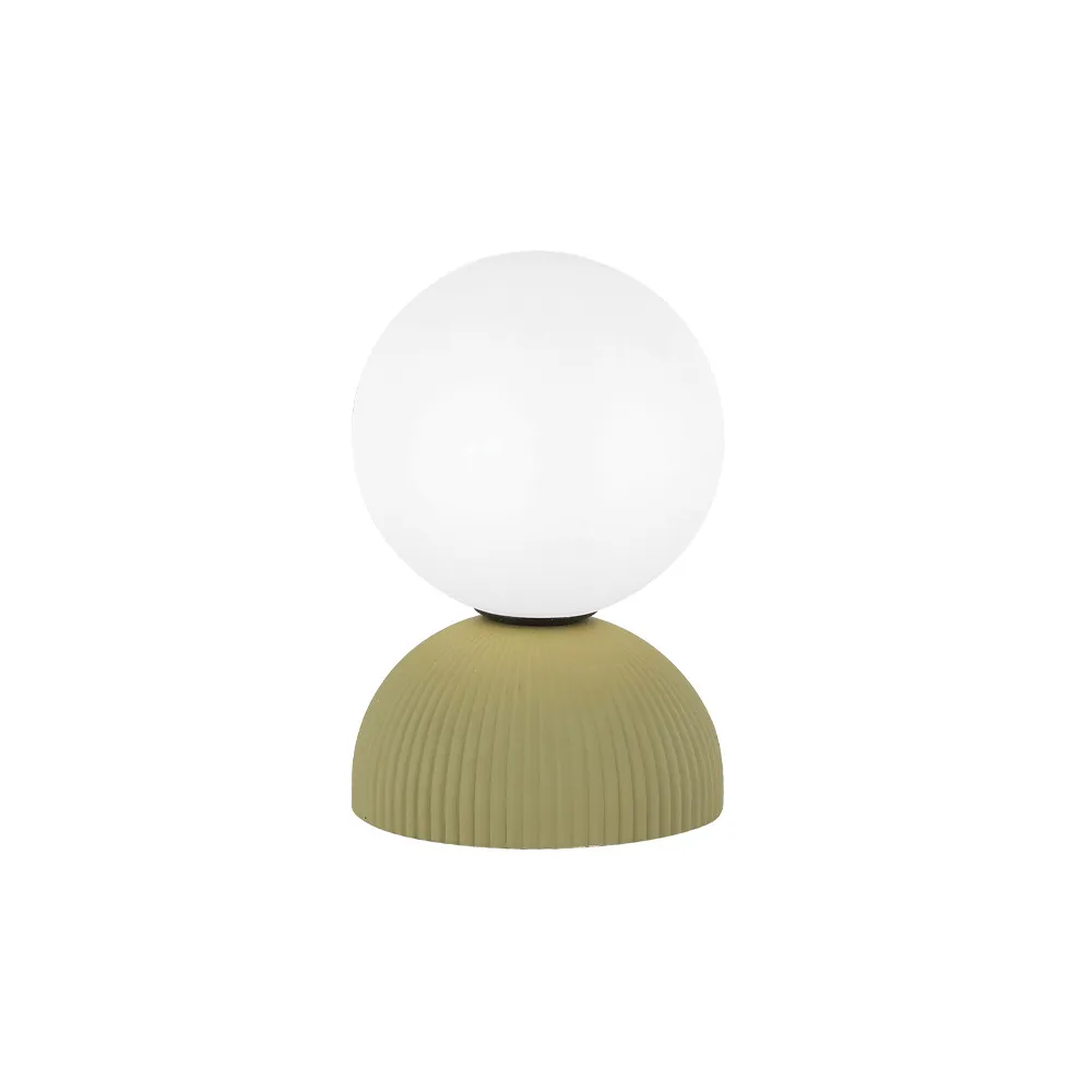 Table Lamp ZAMBELIS G9 DESIGN Olive Green Without Source 2589 FS