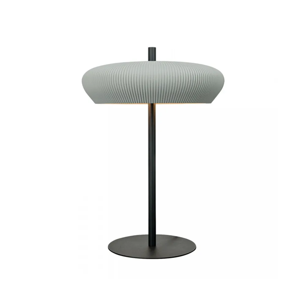 Table Lamp ZAMBELIS 2xG9 DESIGN Grey and Sand Black Without Source 2594 FS