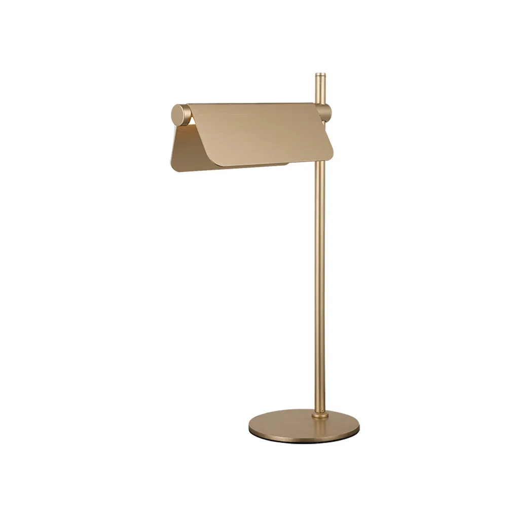 Lampe Sur Table ZAMBELIS 7W Dimmable DESIGN Or Brossé 25193 FS