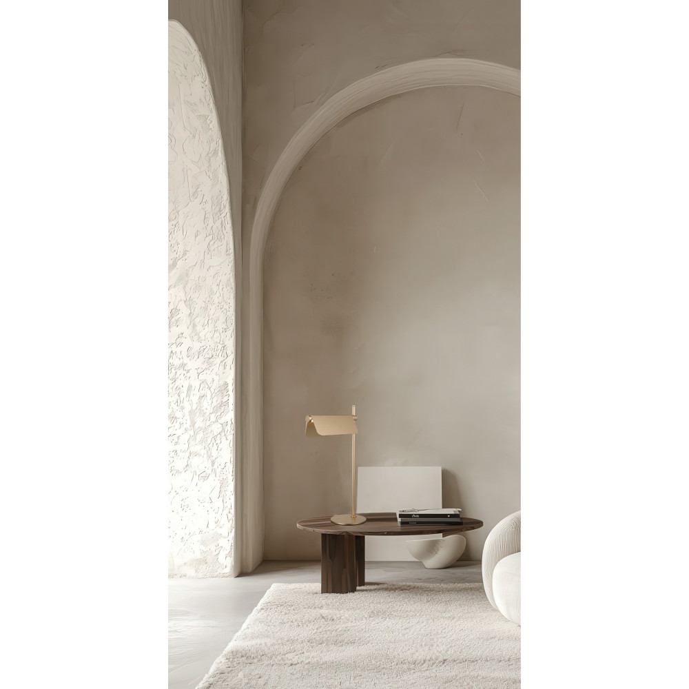 ZAMBELIS 7W Dimmable DESIGN Brushed Gold Table Lamp 25193 FS