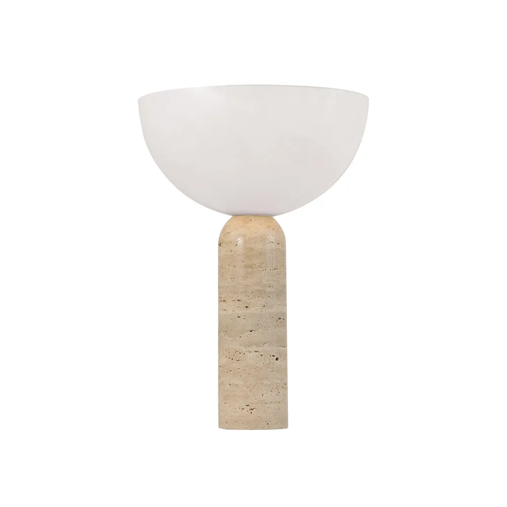 Lampe sur Table ZAMBELIS D300 E27 DESIGN Pierre Naturelle Sans Source 25427 FS