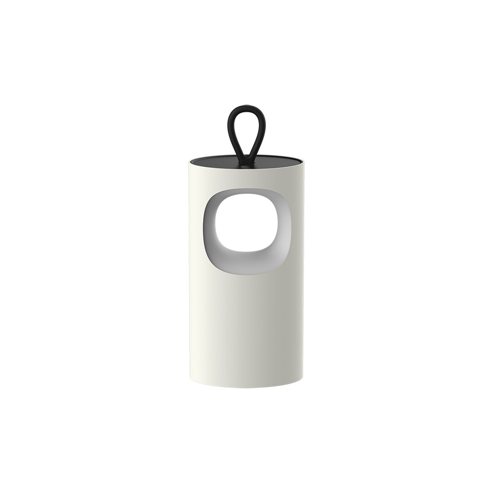 Außen-Tischleuchte ZAMBELIS Touch D83 2W Dimmbar IP44 DESIGN Mattweiß E483 FS