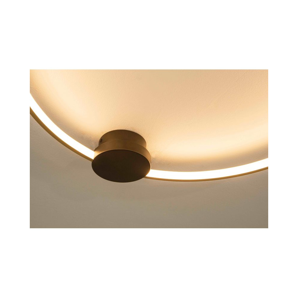 Deckenleuchte ZAMBELIS D640 24W Dimmbar DESIGN Mattes Gold und Mattes Schwarz